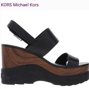 Micheal Kors rhett wedge sandal.